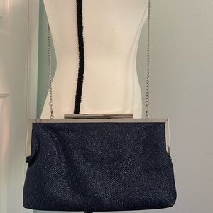 Glittered navy blue purse/clutch  👛